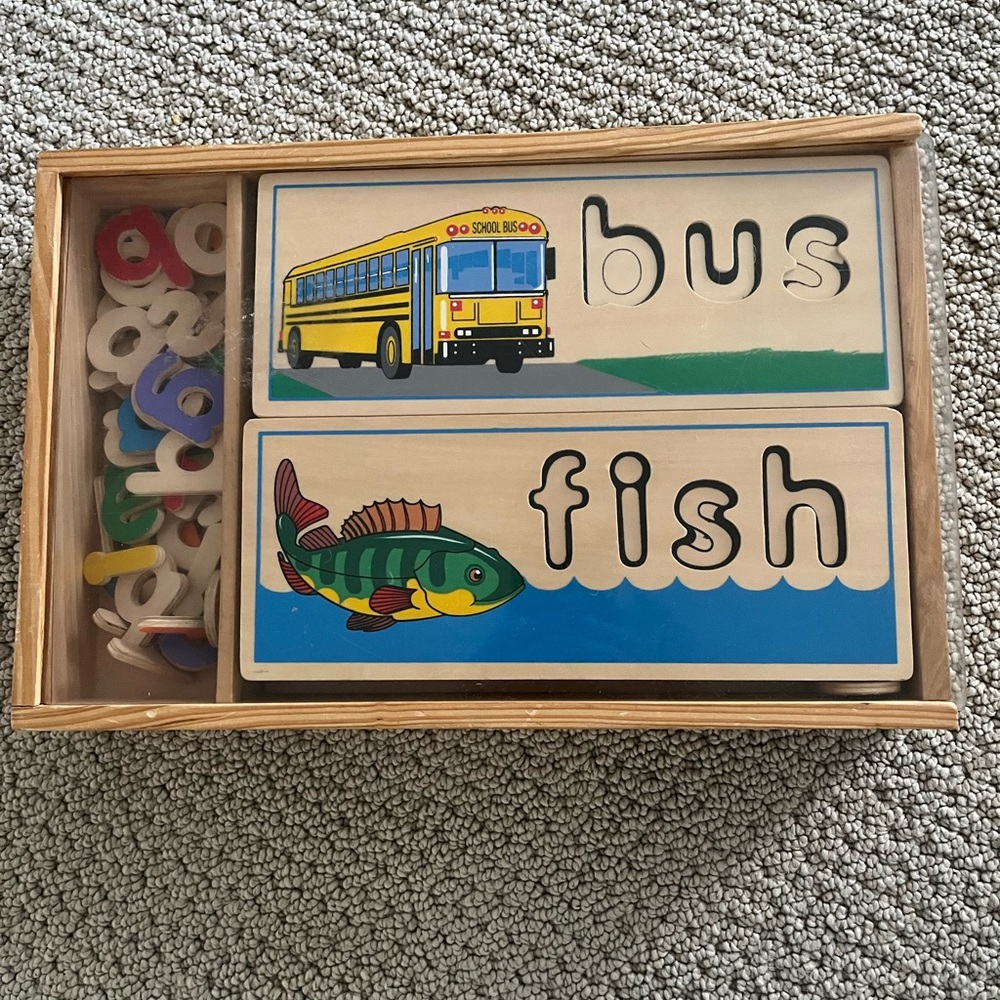 Melissa and Doug wooden See & Spell